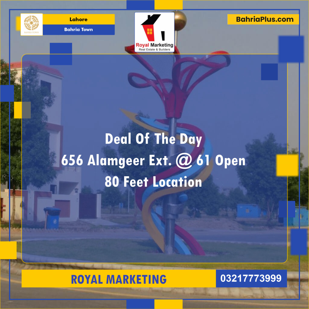 Residential Plot for Sale in Bahria Town, Lahore - (BP-126350)