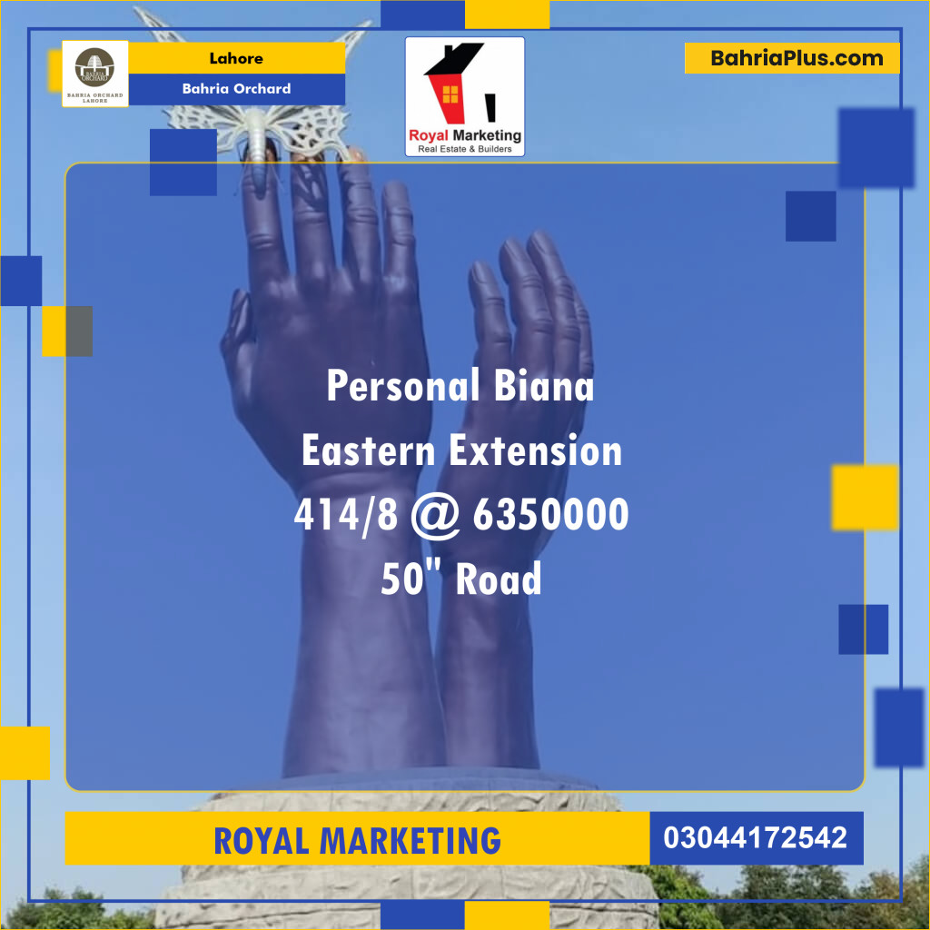 Residential Plot for Sale in Bahria Orchard, Lahore - (BP-126364)