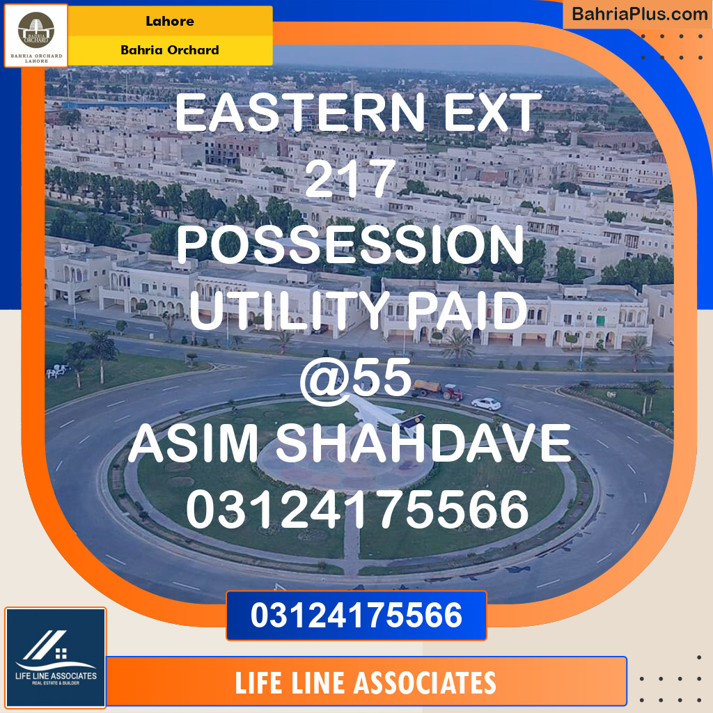 Residential Plot for Sale in Bahria Orchard, Lahore - (BP-126377)