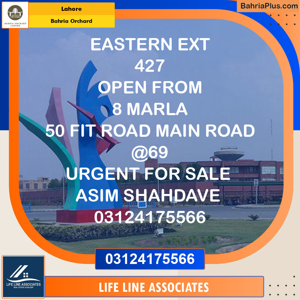 Residential Plot for Sale in Bahria Orchard, Lahore - (BP-126384)