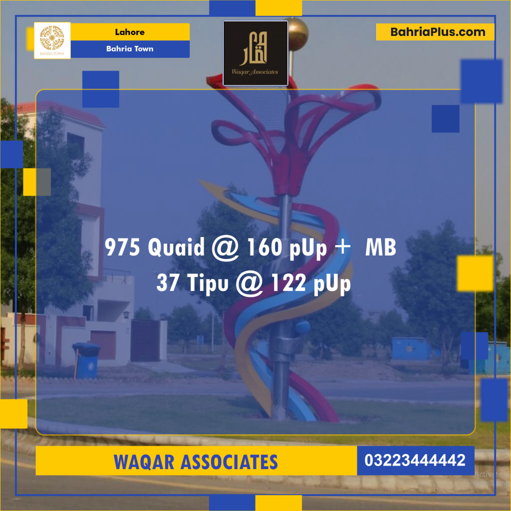 Residential Plot for Sale in Bahria Town, Lahore - (BP-126399)