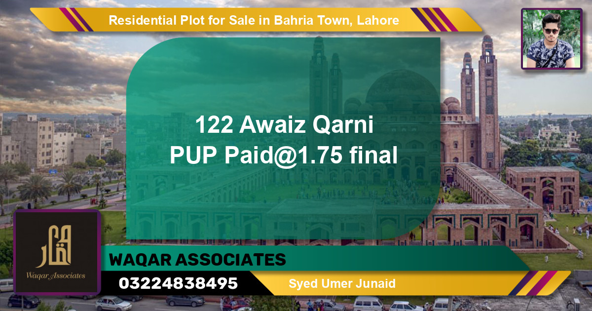 Residential Plot for Sale in Bahria Town, Lahore - (BP-126482)