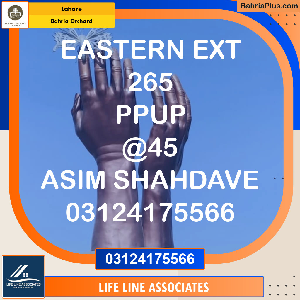 Residential Plot for Sale in Bahria Orchard, Lahore - (BP-126513)