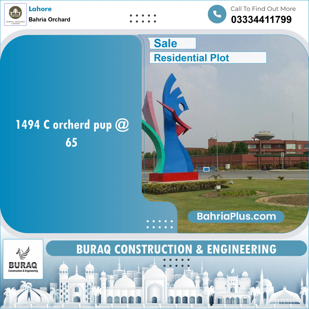 Residential Plot for Sale in Bahria Orchard, Lahore - (BP-126518)