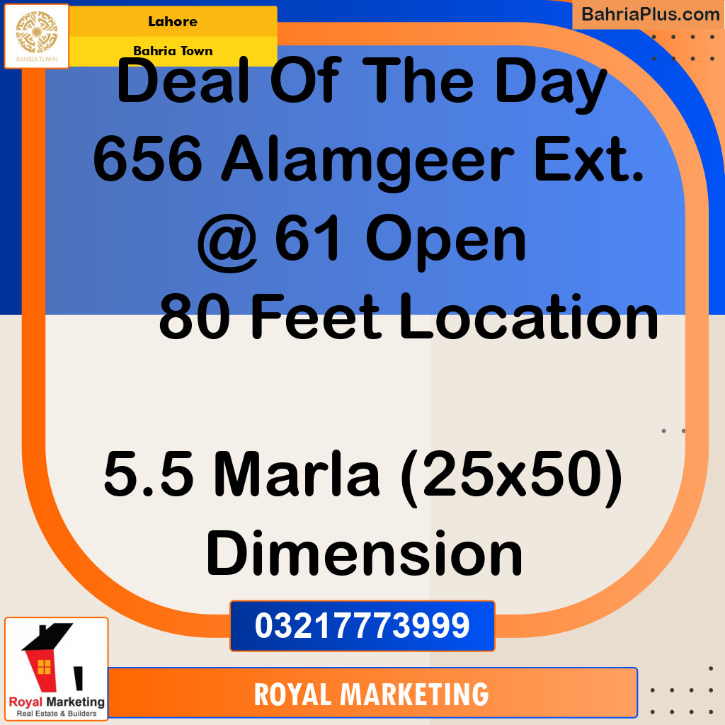 Residential Plot for Sale in Bahria Town, Lahore - (BP-126544)