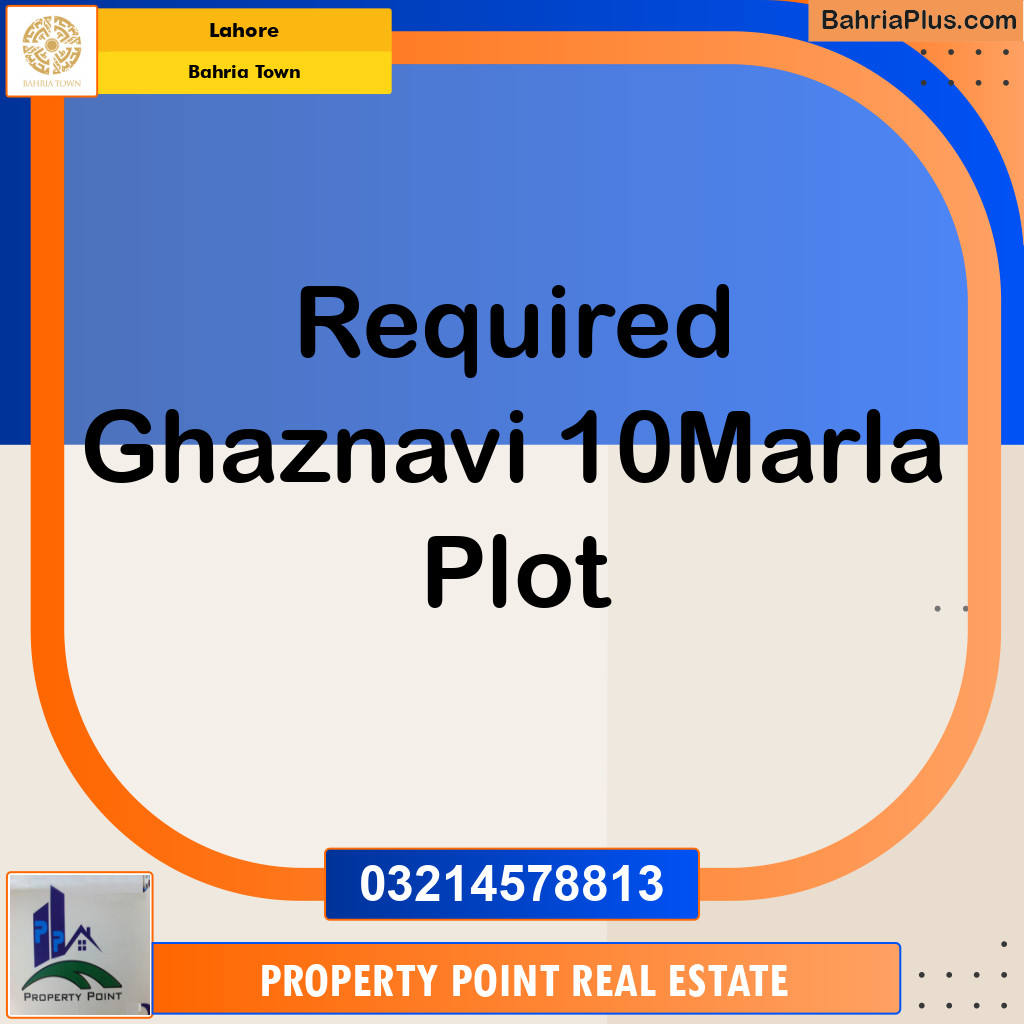 Residential Plot for Sale in Bahria Town, Lahore - (BP-126575)