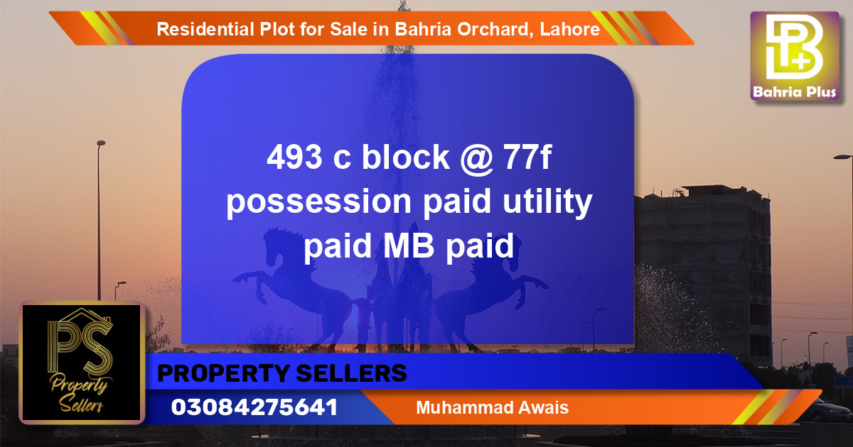 Residential Plot for Sale in Bahria Orchard, Lahore - (BP-126659)