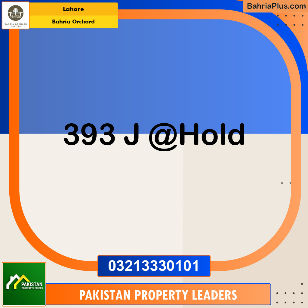Residential Plot for Sale in Bahria Orchard, Lahore - (BP-126743)