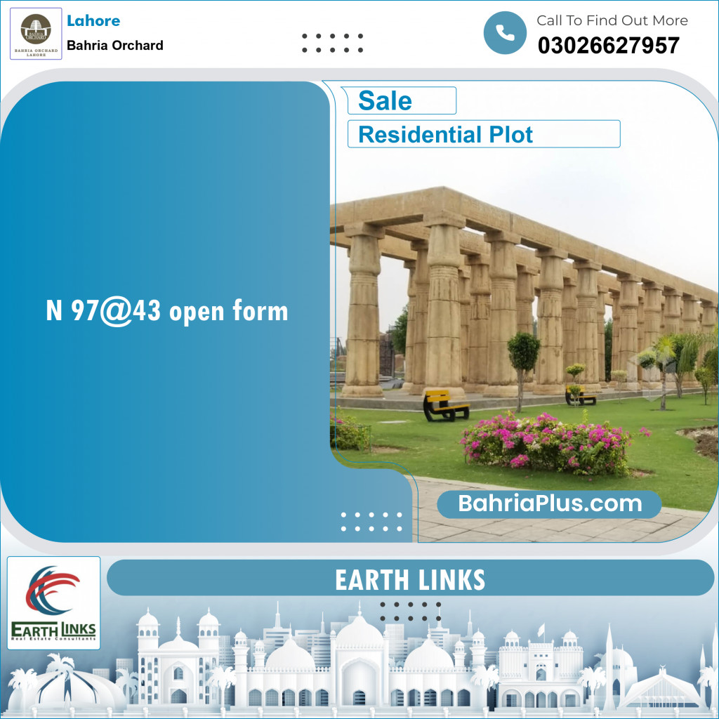Residential Plot for Sale in Phase 2 - N Block -  Bahria Orchard, Lahore - (BP-126794)