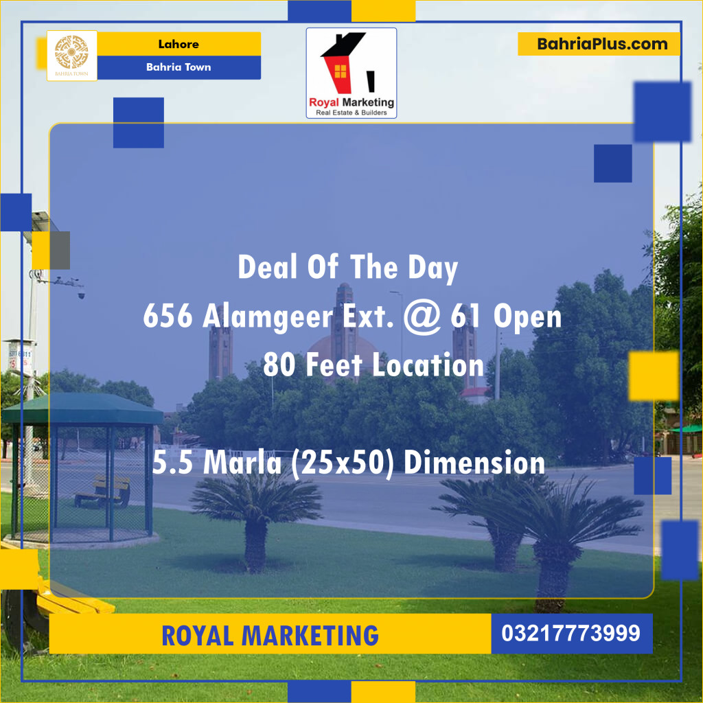 Residential Plot for Sale in Bahria Town, Lahore - (BP-126826)