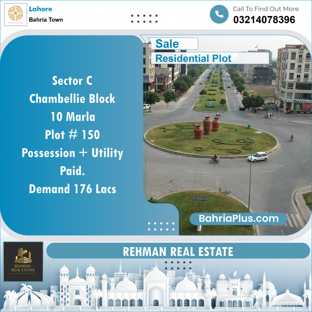 Residential Plot for Sale in Bahria Town, Lahore - (BP-127118)