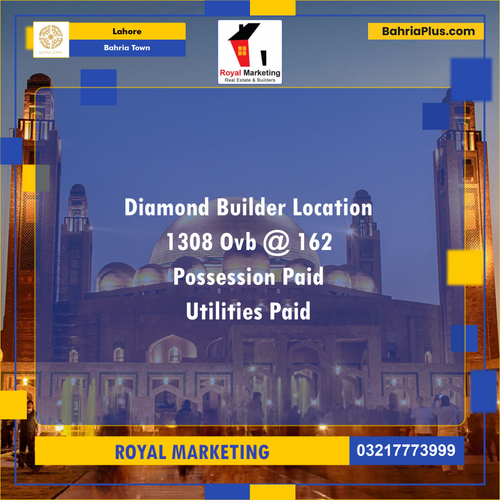 Residential Plot for Sale in Bahria Town, Lahore - (BP-127119)