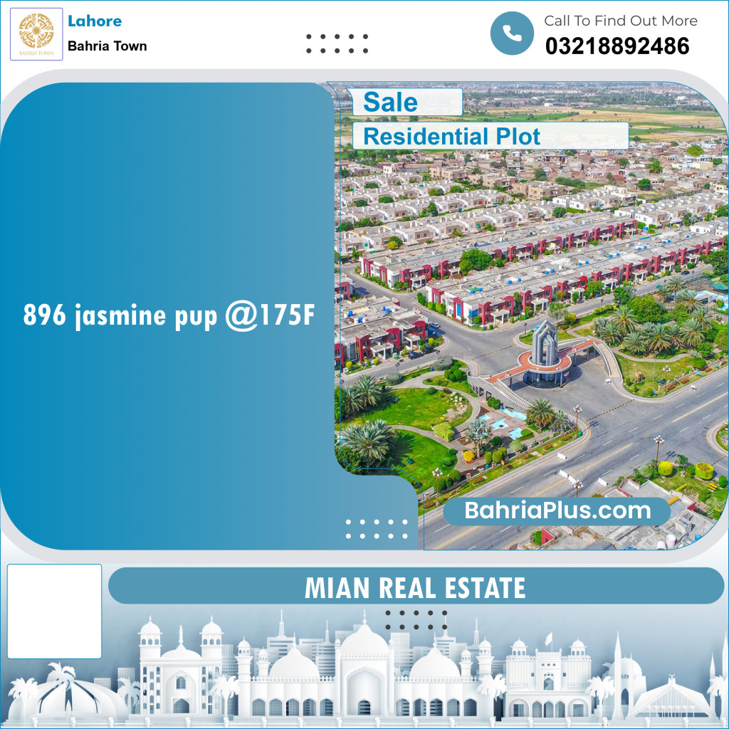 Residential Plot for Sale in Bahria Town, Lahore - (BP-127243)