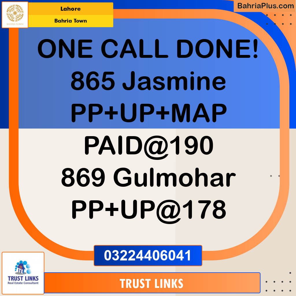 Residential Plot for Sale in Bahria Town, Lahore - (BP-127266)