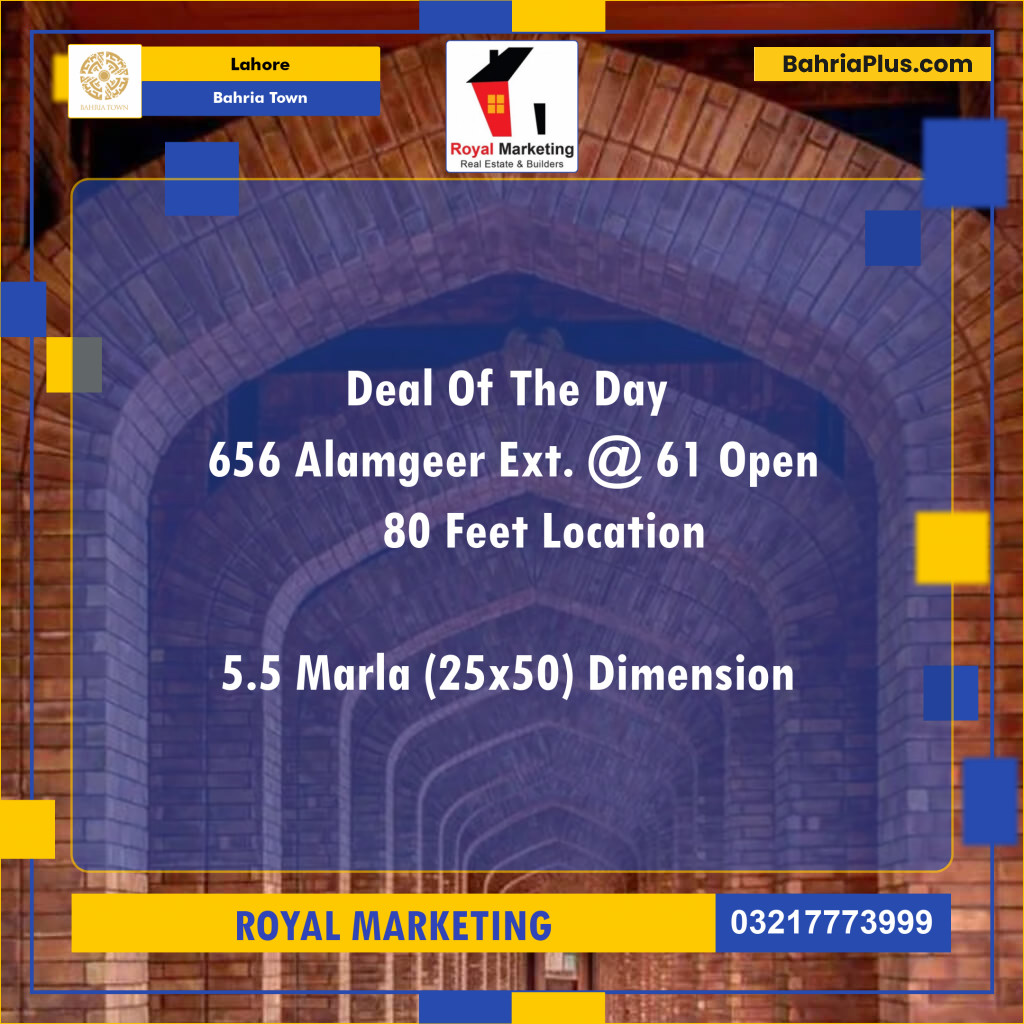 Residential Plot for Sale in Bahria Town, Lahore - (BP-127378)