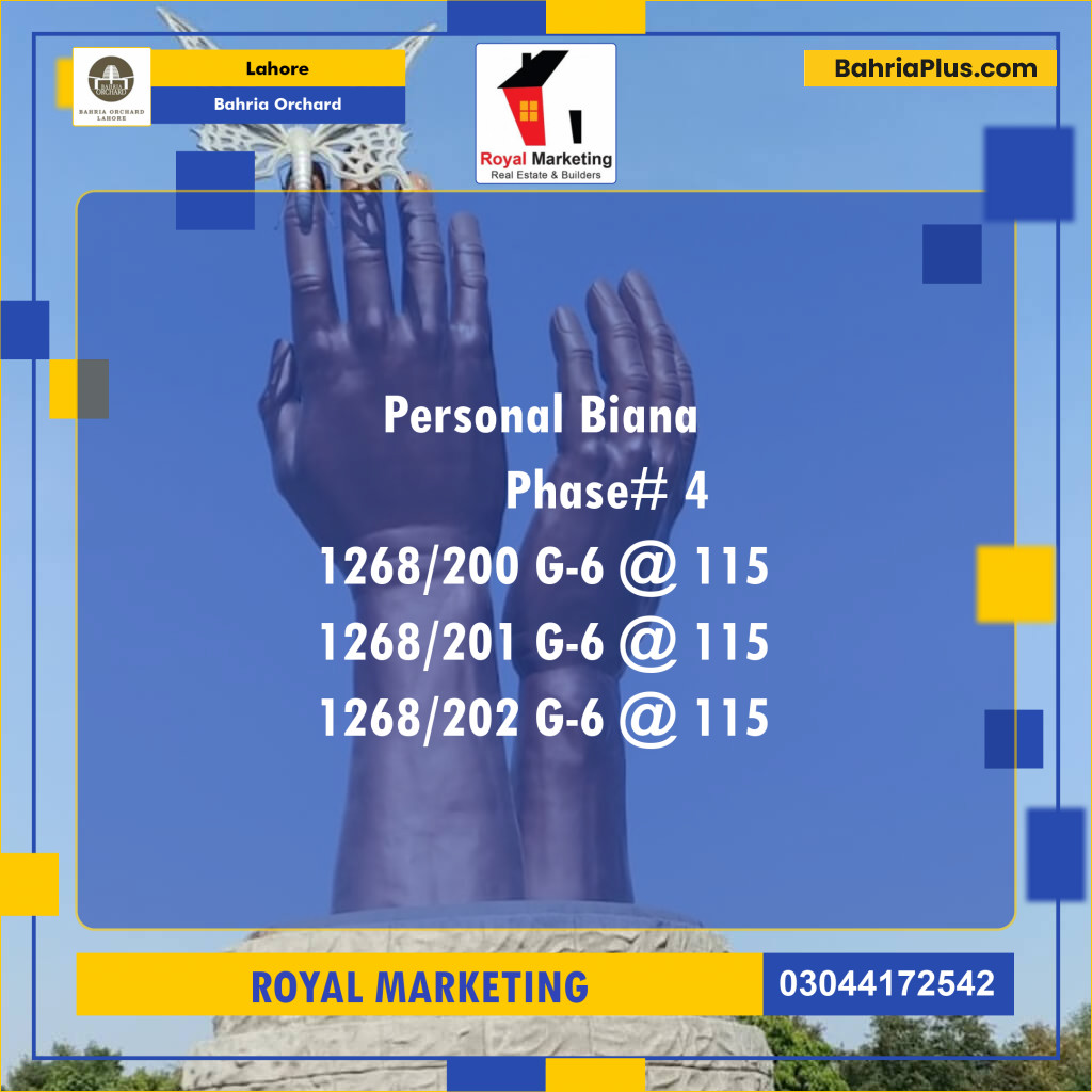 Residential Plot for Sale in Bahria Orchard, Lahore - (BP-127408)