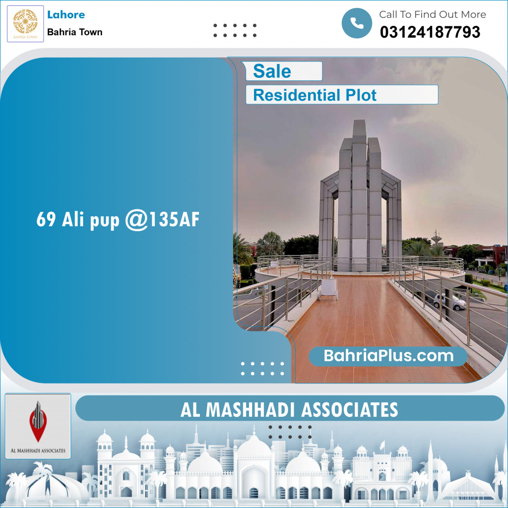 Residential Plot for Sale in Bahria Town, Lahore - (BP-127543)