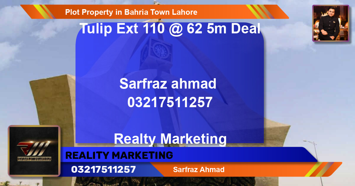 Residential Plot for Sale in Bahria Town, Lahore - (BP-1276)