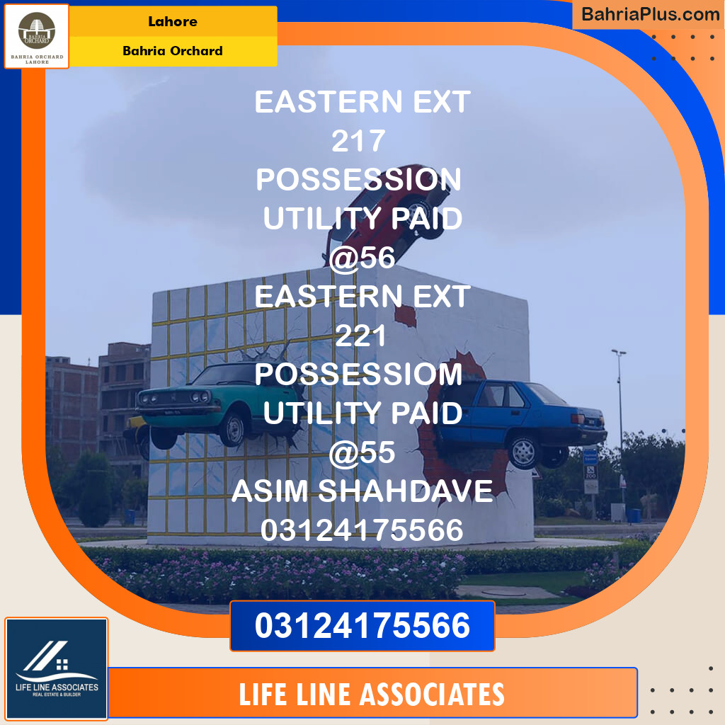 Residential Plot for Sale in Bahria Orchard, Lahore - (BP-127684)