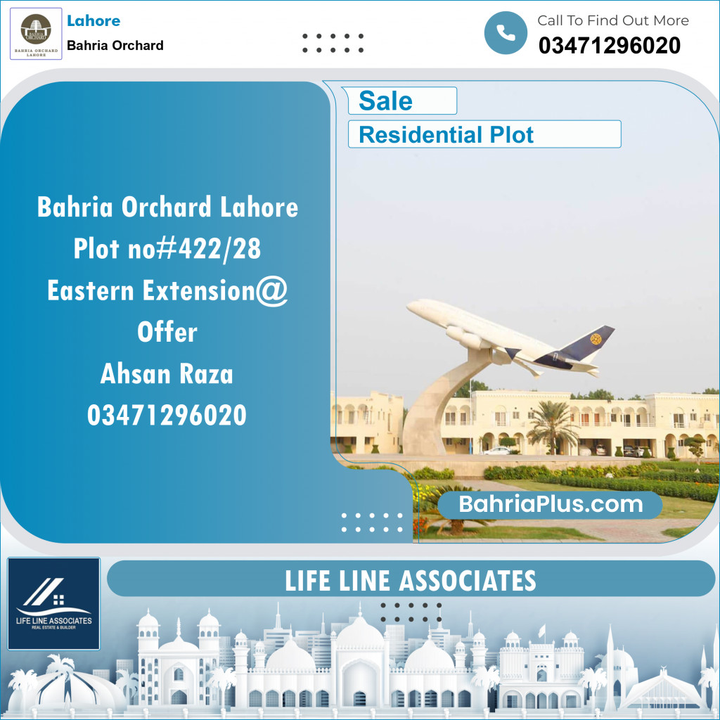 Residential Plot for Sale in Bahria Orchard, Lahore - (BP-127900)