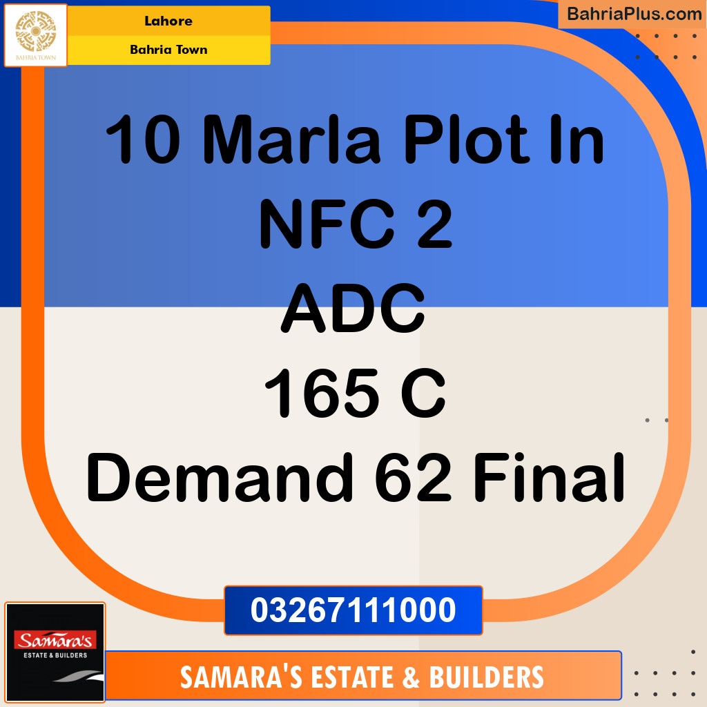 Residential Plot for Sale in Bahria Town, Lahore - (BP-128048)