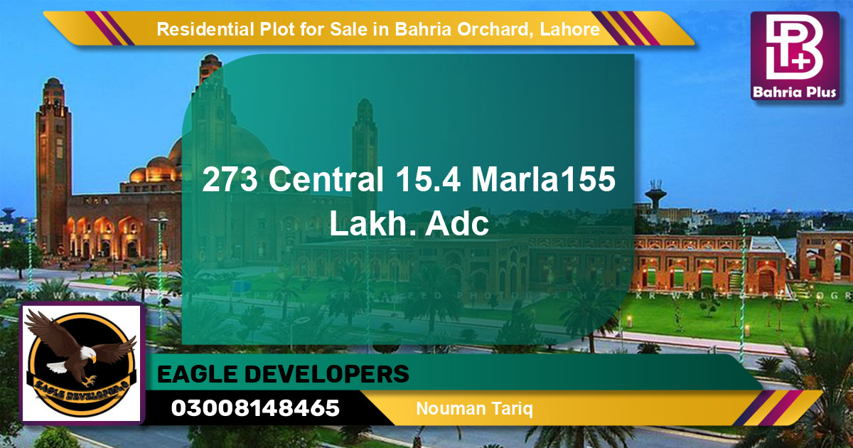 Residential Plot for Sale in Phase 1 - Central District -  Bahria Orchard, Lahore - (BP-128122)