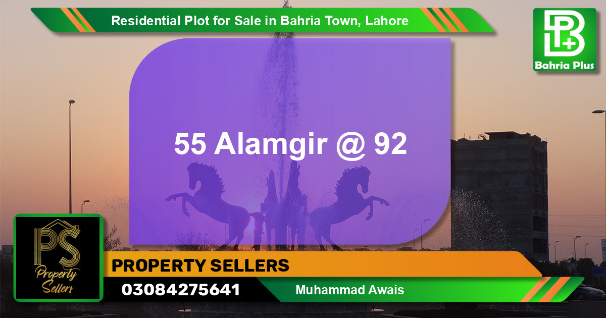 Residential Plot for Sale in Bahria Town, Lahore - (BP-128353)