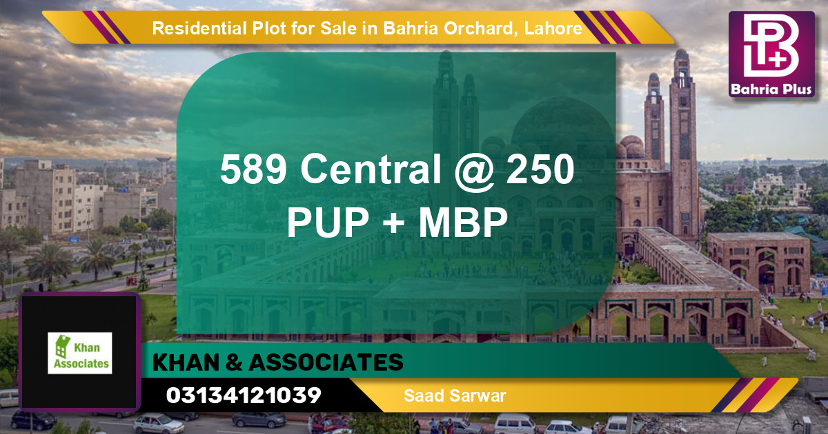 Residential Plot for Sale in Bahria Orchard, Lahore - (BP-128467)