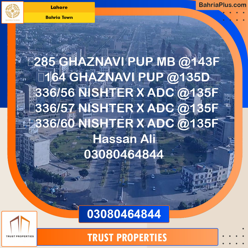 Residential Plot for Sale in Bahria Town, Lahore - (BP-128587)