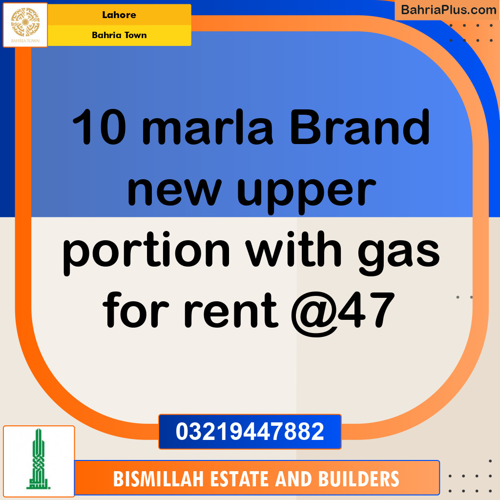 Residential House for Rent in Bahria Town, Lahore - (BP-128627)