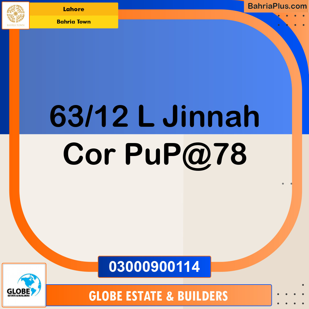 Residential Plot for Sale in Bahria Town, Lahore - (BP-128669)