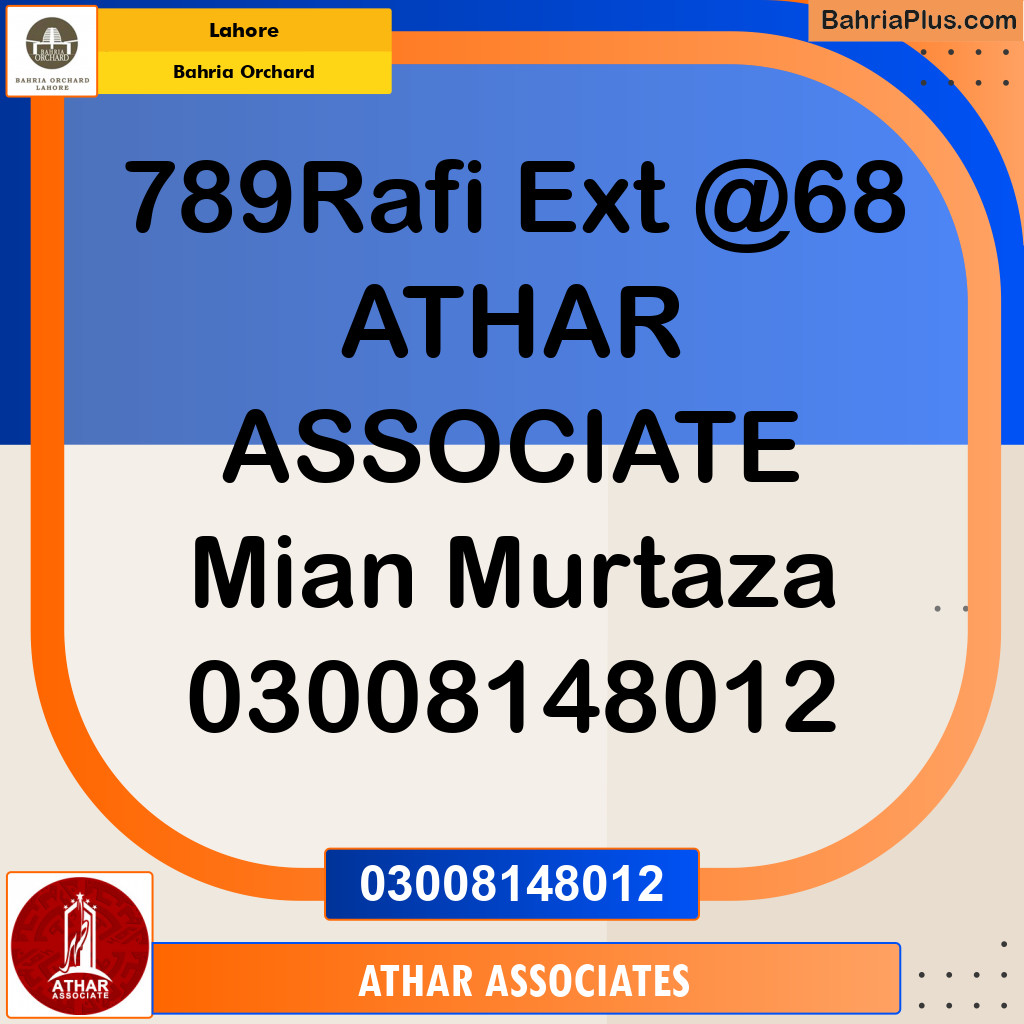 Residential Plot for Sale in Bahria Orchard, Lahore - (BP-129119)