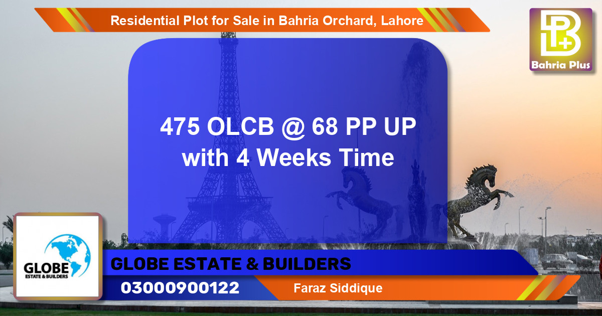 Residential Plot for Sale in Bahria Orchard, Lahore - (BP-129342)