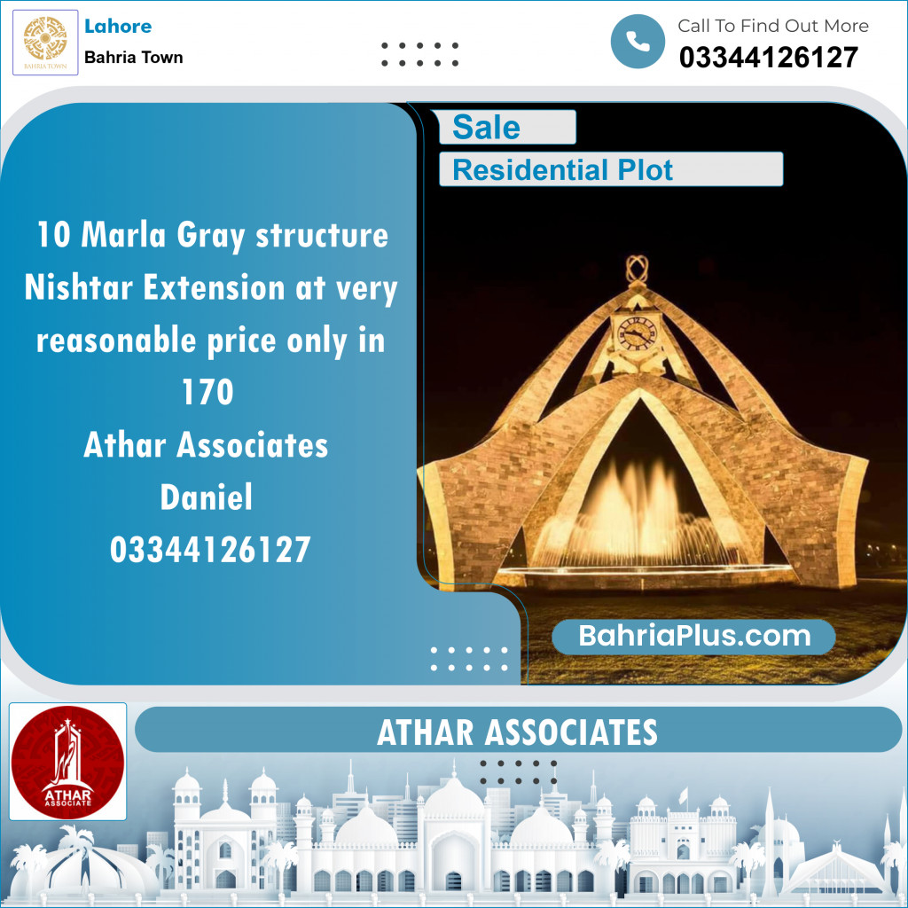 Residential Plot for Sale in Bahria Town, Lahore - (BP-129358)