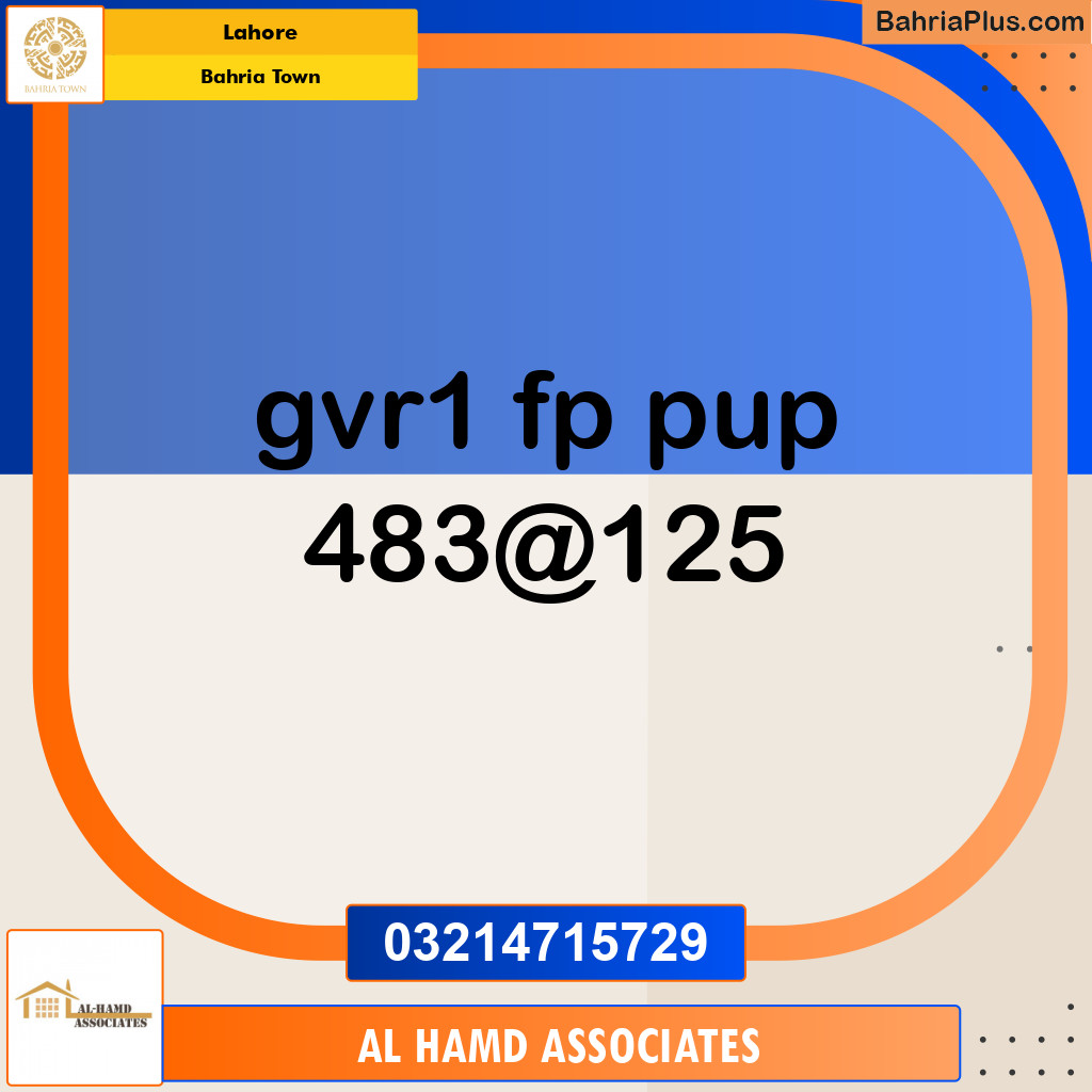 Residential Plot for Sale in Bahria Town, Lahore - (BP-129443)