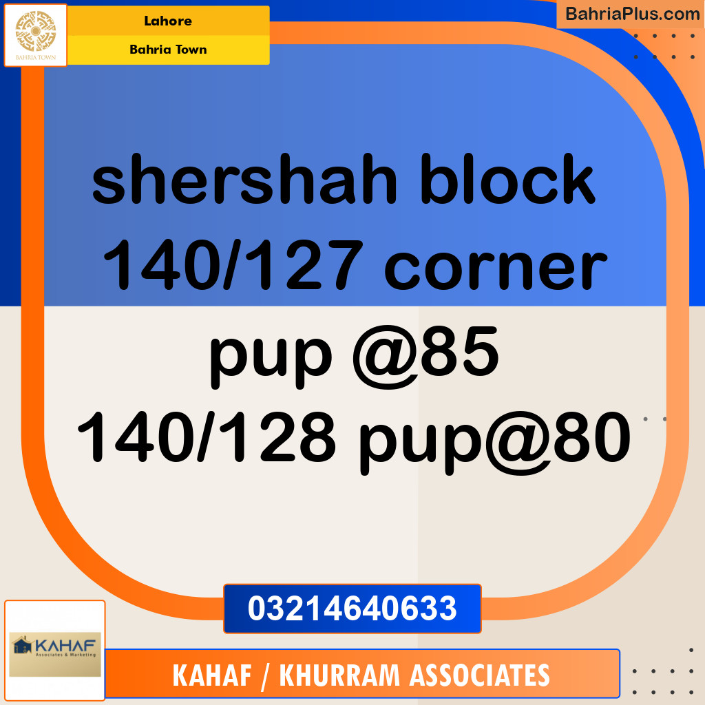 Residential Plot for Sale in Bahria Town, Lahore - (BP-129526)