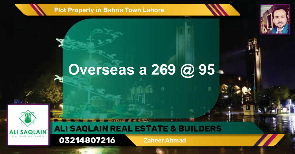 Residential Plot for Sale in Bahria Town, Lahore - (BP-1296)