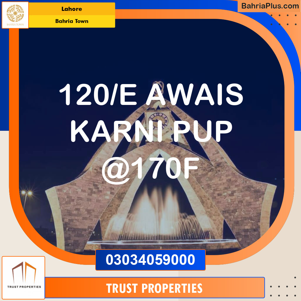 Residential Plot for Sale in Bahria Town, Lahore - (BP-129622)