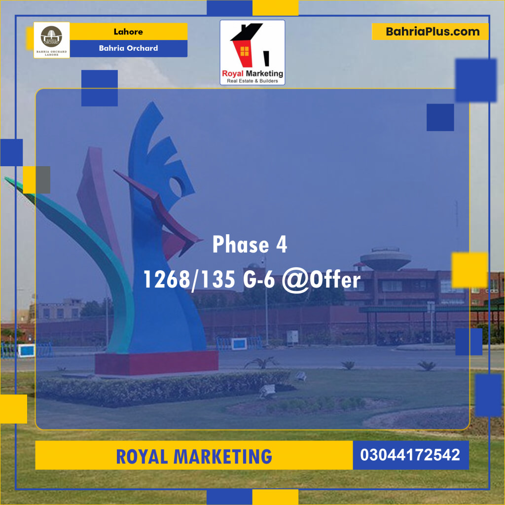 Residential Plot for Sale in Bahria Orchard, Lahore - (BP-129730)