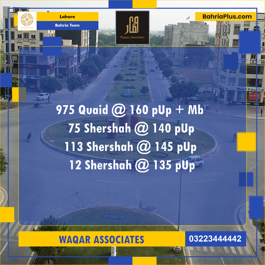 Residential Plot for Sale in Bahria Town, Lahore - (BP-129774)