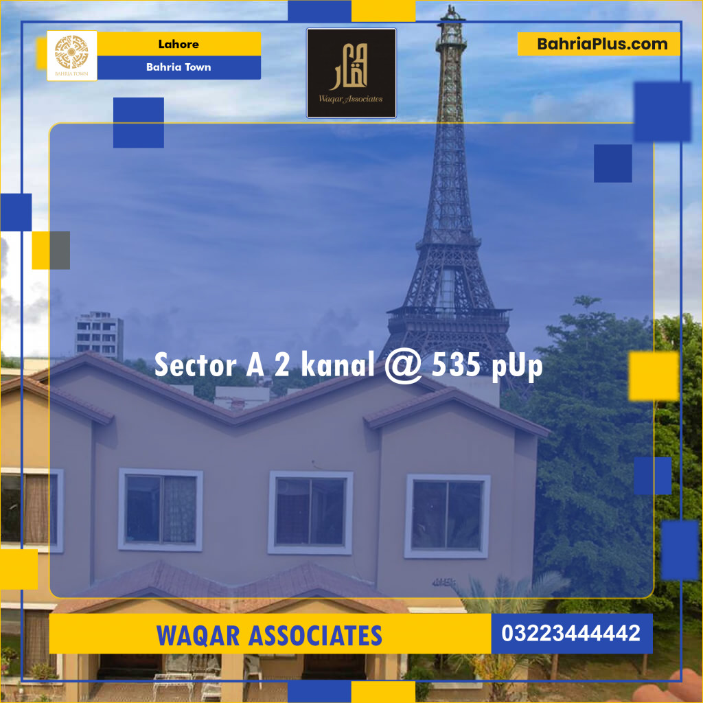 Residential Plot for Sale in Bahria Town, Lahore - (BP-129776)