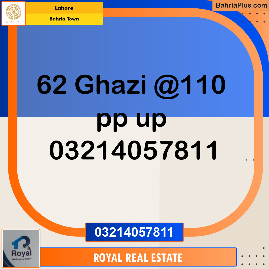 Residential Plot for Sale in Bahria Town, Lahore - (BP-129950)