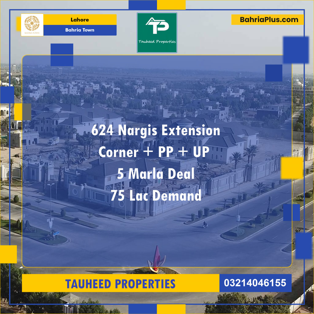 Residential Plot for Sale in Bahria Town, Lahore - (BP-130132)