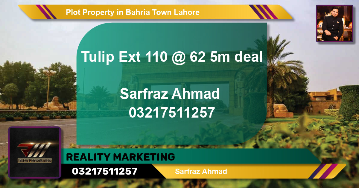 Residential Plot for Sale in Bahria Town, Lahore - (BP-1303)