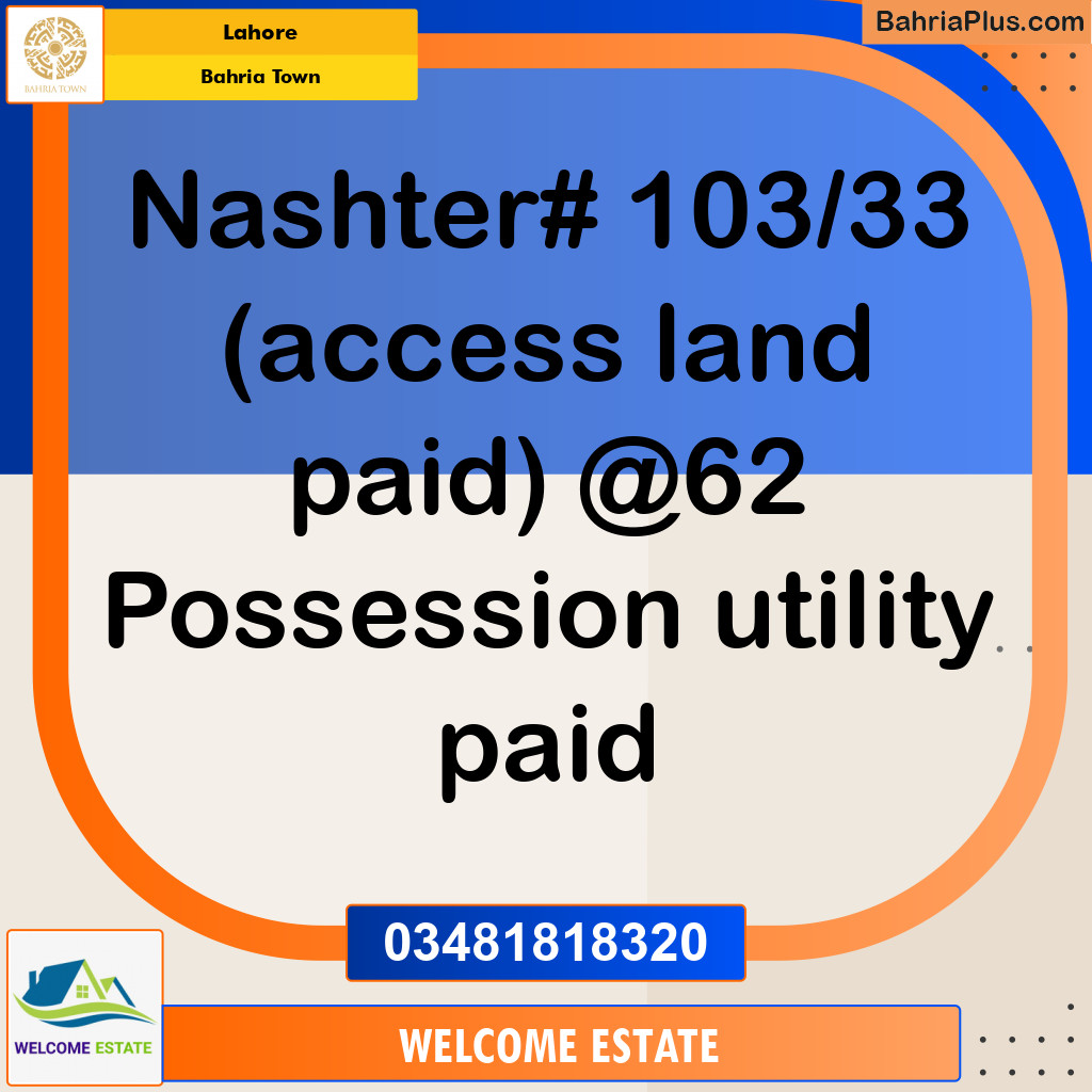 Residential Plot for Sale in Bahria Town, Lahore - (BP-130384)