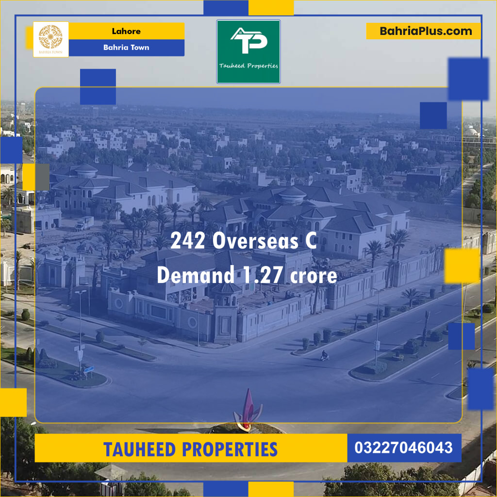 Residential Plot for Sale in Bahria Town, Lahore - (BP-130448)