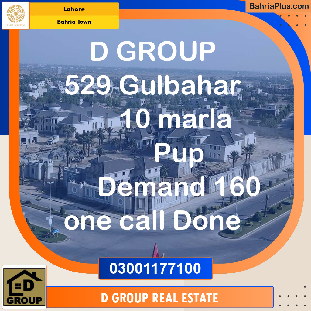 Residential Plot for Sale in Bahria Town, Lahore - (BP-130626)