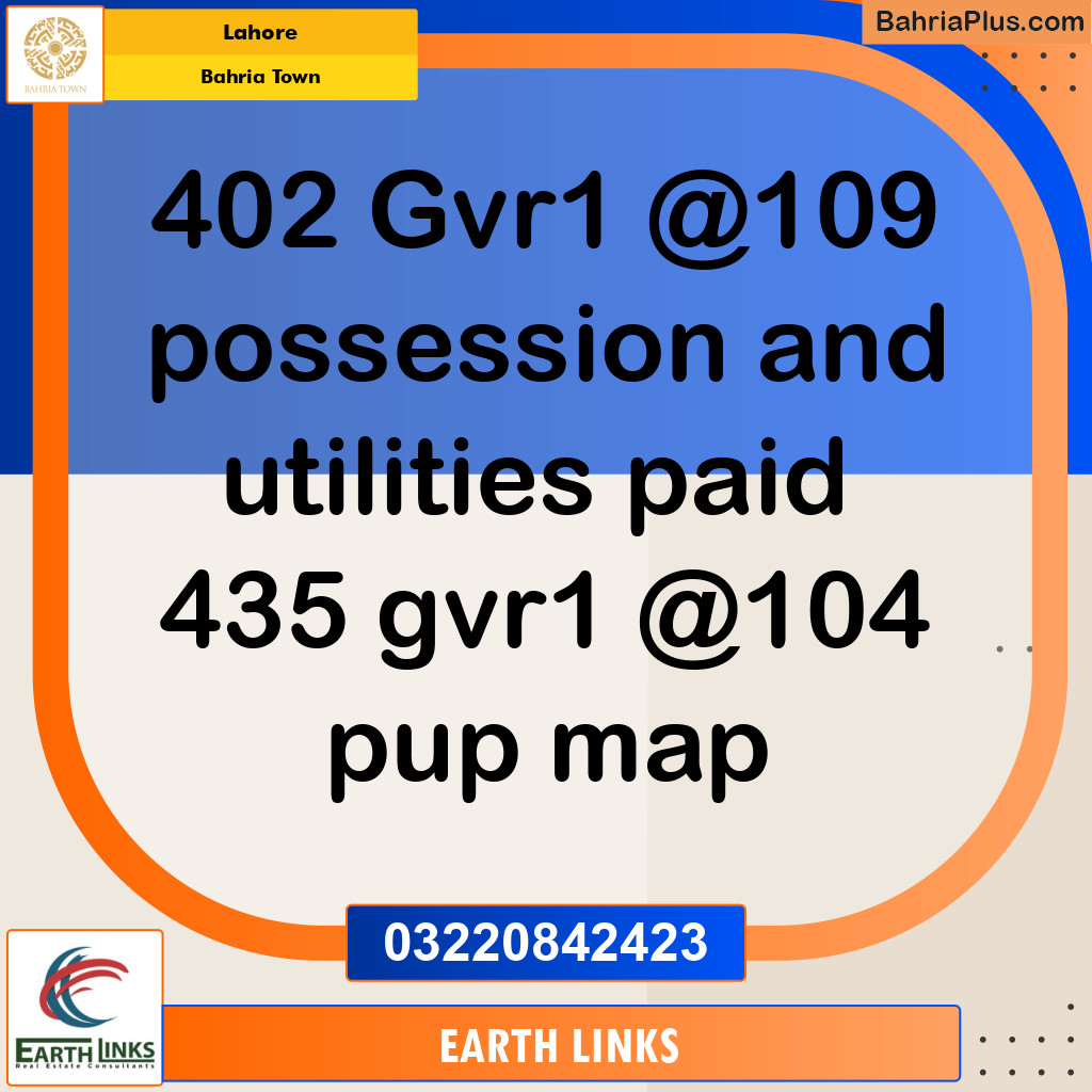 Residential Plot for Sale in Bahria Town, Lahore - (BP-130638)