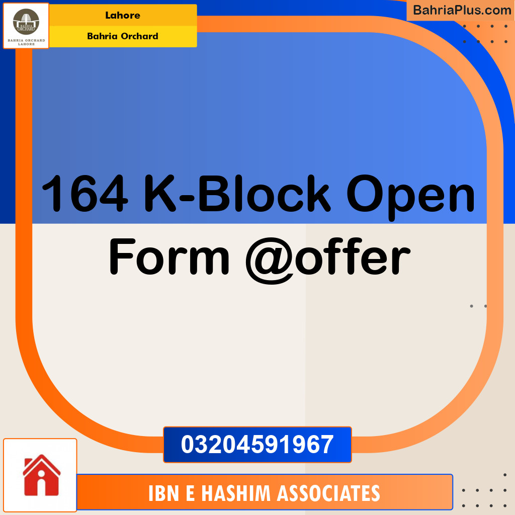Residential Plot for Sale in Bahria Orchard, Lahore - (BP-130990)