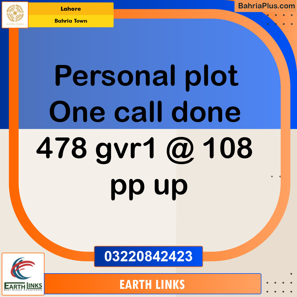Residential Plot for Sale in Golf Phase 1 -  Bahria Town, Lahore - (BP-131258)